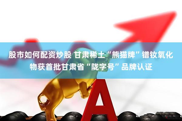 股市如何配资炒股 甘肃稀土“熊猫牌”镨钕氧化物获首批甘肃省“陇字号”品牌认证